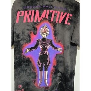 Primitive Dragonball Super Mens Small‎ Purple Tie Dye Beerus Anime DBZ